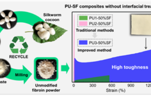 武漢紡織大學(xué)徐衛(wèi)林教授團(tuán)隊《ACS AMI》：廢棄蠶絲再遇聚氨酯