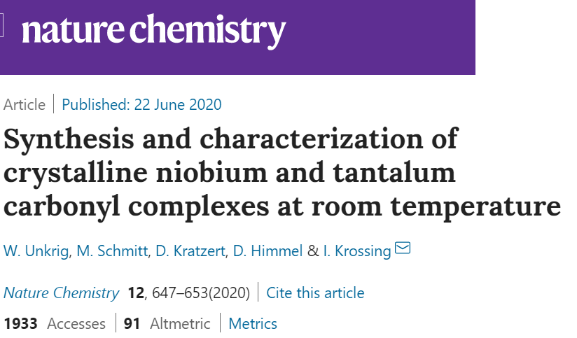 Nat. Chem.：突破化學(xué)配位極限！