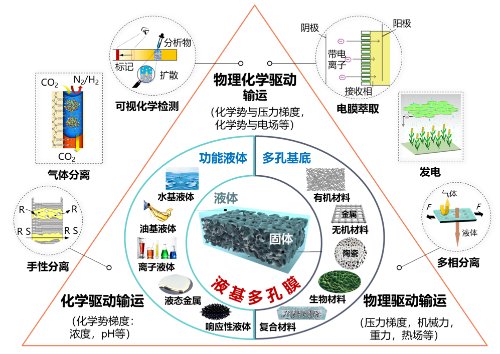 廈門大學(xué)侯旭課題組綜述：液基多孔膜，微納孔道藏世界，液體門控通乾坤！